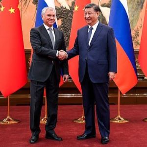 Вячеслав Володин и Си Цзиньпин 22 ноября 2023 года Китай